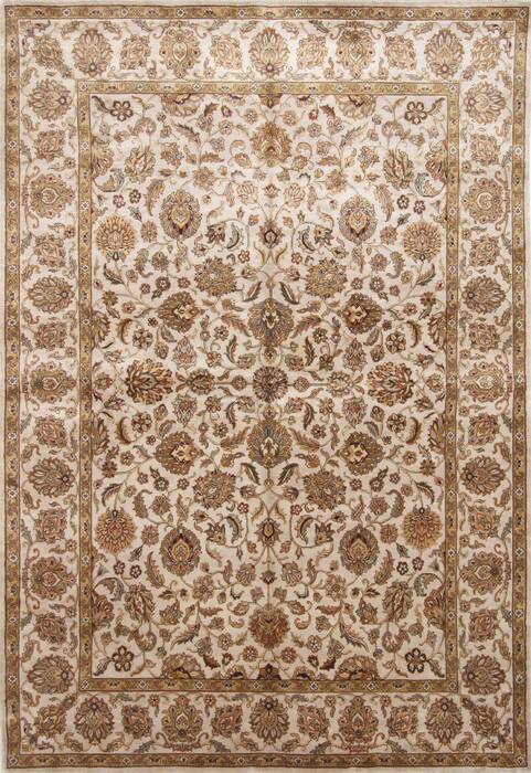 Kashmar Beige Hand Knotted 56 X 80  Area Rug 250-26906 Image 0