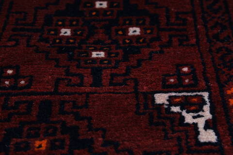 Turkman Blue Hand Knotted 53 X 80  Area Rug 250-26910 Image 10