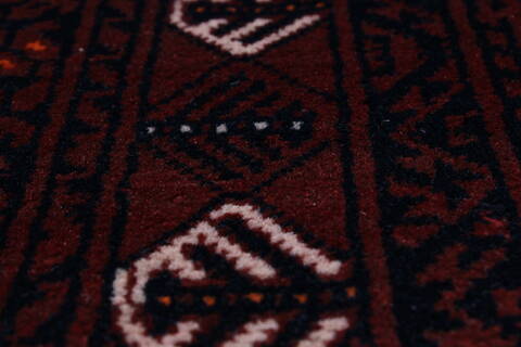 Turkman Blue Hand Knotted 53 X 80  Area Rug 250-26910 Image 11