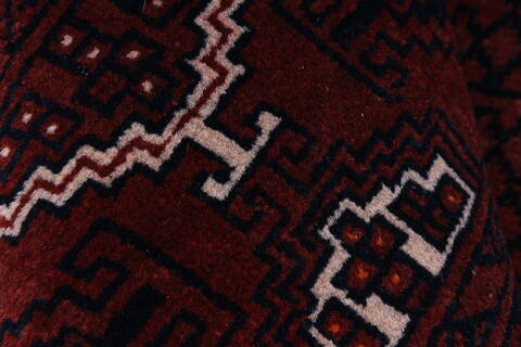 Turkman Blue Hand Knotted 53 X 80  Area Rug 250-26910 Image 12