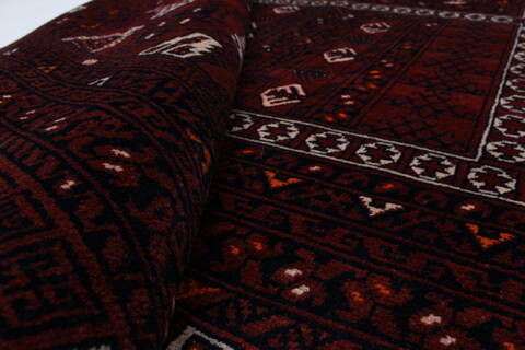Turkman Blue Hand Knotted 53 X 80  Area Rug 250-26910 Image 1