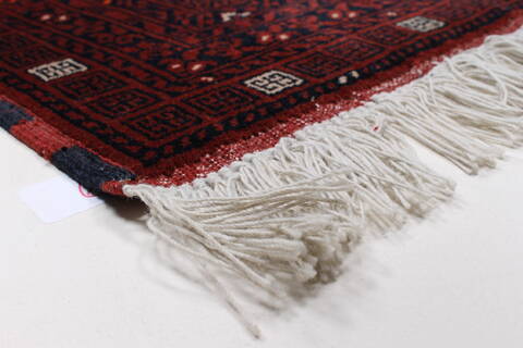 Turkman Blue Hand Knotted 53 X 80  Area Rug 250-26910 Image 8