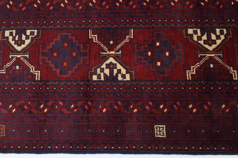 Turkman Blue Hand Knotted 51 X 711  Area Rug 250-26911 Image 4