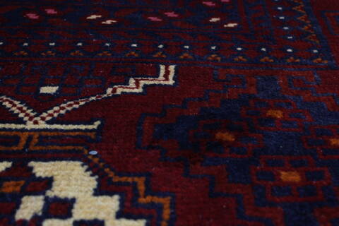 Turkman Blue Hand Knotted 51 X 711  Area Rug 250-26911 Image 8