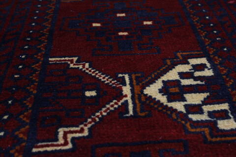 Turkman Blue Hand Knotted 51 X 711  Area Rug 250-26911 Image 9