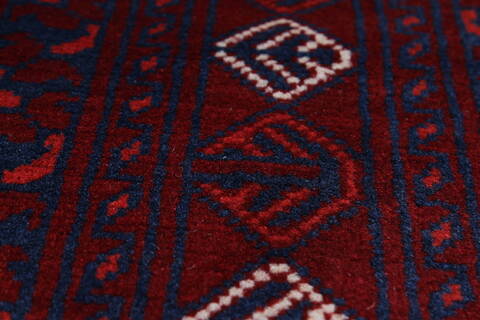 Turkman Blue Hand Knotted 59 X 82  Area Rug 250-26914 Image 11