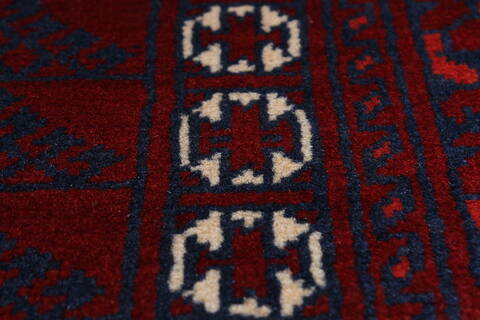Turkman Blue Hand Knotted 59 X 82  Area Rug 250-26914 Image 1