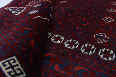 Turkman Blue Hand Knotted 59 X 82  Area Rug 250-26914 Image 3