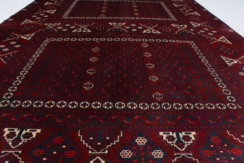 Turkman Blue Hand Knotted 59 X 82  Area Rug 250-26914 Image 6