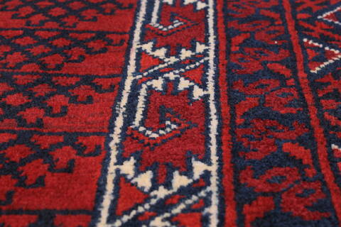 Turkman Blue Hand Knotted 55 X 80  Area Rug 250-26917 Image 8