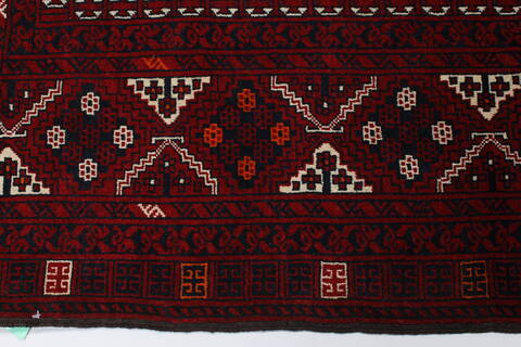 Turkman Blue Hand Knotted 54 X 76  Area Rug 250-26920 Image 3
