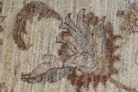 Pishavar Beige Hand Knotted 67 X 99  Area Rug 250-26934 Image 10