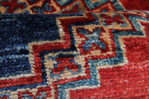 Kazak Blue Hand Knotted 510 X 94  Area Rug 250-26939 Image 10