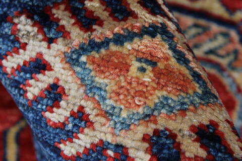 Kazak Blue Hand Knotted 510 X 94  Area Rug 250-26939 Image 12