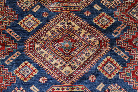 Kazak Blue Hand Knotted 510 X 94  Area Rug 250-26939 Image 6