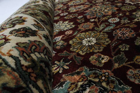 Isfahan Red Hand Knotted 60 X 810  Area Rug 250-26943 Image 1