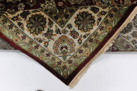 Isfahan Red Hand Knotted 60 X 810  Area Rug 250-26943 Image 2