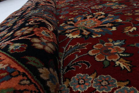 Sarouk Green Hand Knotted 61 X 811  Area Rug 250-26944 Image 1