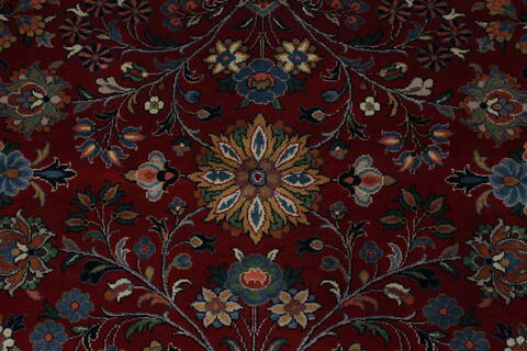 Sarouk Green Hand Knotted 61 X 811  Area Rug 250-26944 Image 6