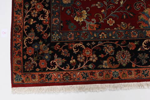 Sarouk Green Hand Knotted 61 X 811  Area Rug 250-26944 Image 7
