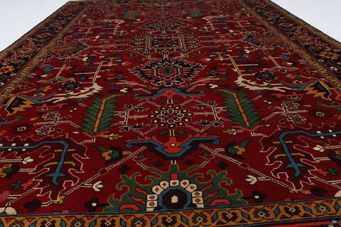 Serapi Red Hand Knotted 511 X 91  Area Rug 250-26946 Image 4