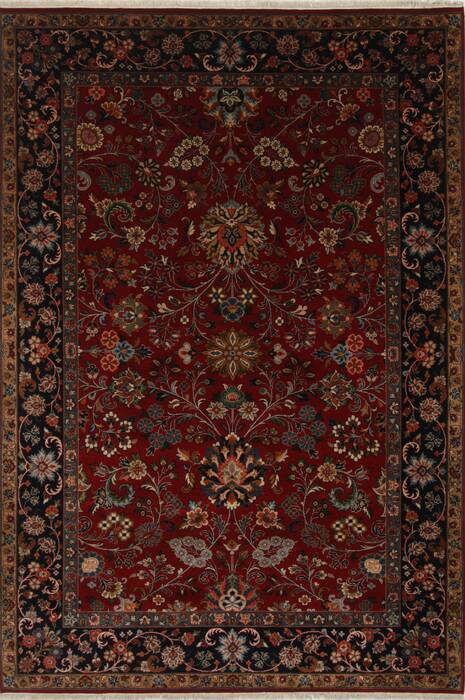 Sarouk Beige Hand Knotted 62 X 91  Area Rug 250-26951 Image 0