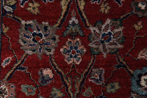 Isfahan Red Hand Knotted 60 X 811  Area Rug 250-26953 Image 10