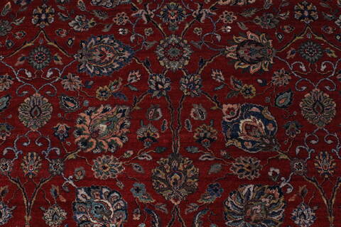 Isfahan Red Hand Knotted 60 X 811  Area Rug 250-26953 Image 6