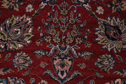 Isfahan Red Hand Knotted 60 X 811  Area Rug 250-26953 Image 9