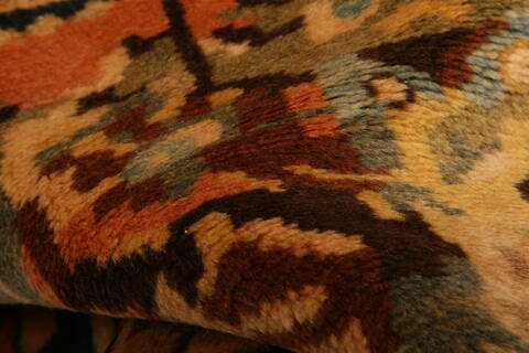 Bakhtiar Orange Hand Knotted 37 X 49  Area Rug 100-26954 Image 1