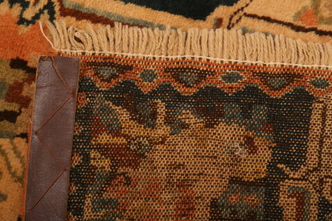 Bakhtiar Orange Hand Knotted 37 X 49  Area Rug 100-26954 Image 7