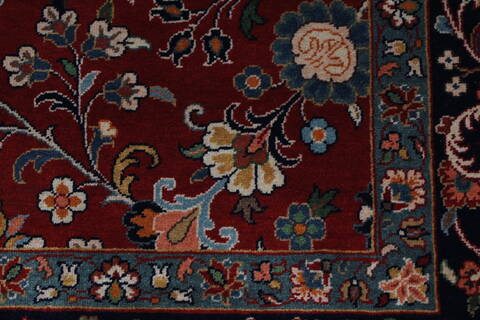 Sarouk Green Hand Knotted 511 X 810  Area Rug 250-26955 Image 10