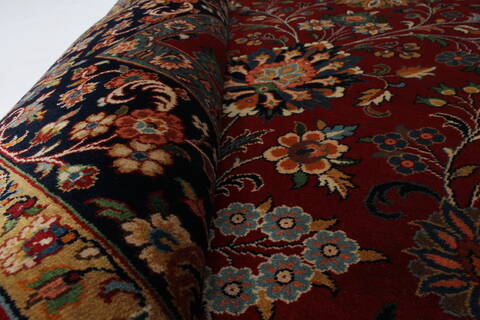 Sarouk Green Hand Knotted 511 X 810  Area Rug 250-26955 Image 11