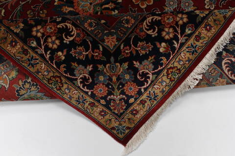 Sarouk Green Hand Knotted 511 X 810  Area Rug 250-26955 Image 1