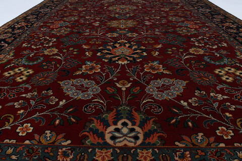 Sarouk Green Hand Knotted 511 X 810  Area Rug 250-26955 Image 3
