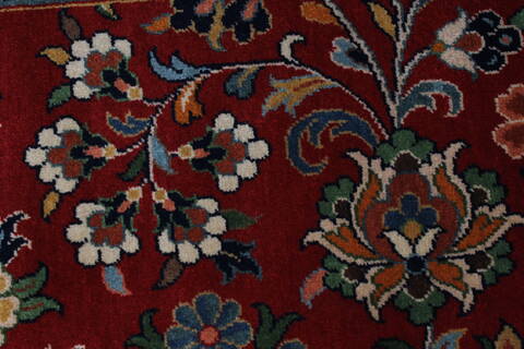 Sarouk Green Hand Knotted 511 X 810  Area Rug 250-26955 Image 8