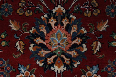 Sarouk Green Hand Knotted 511 X 810  Area Rug 250-26955 Image 9