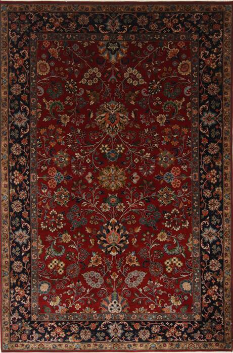 Sarouk Green Hand Knotted 511 X 810  Area Rug 250-26955 Image 0