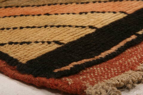 Gabbeh Orange Hand Knotted 33 X 48  Area Rug 100-26957 Image 8