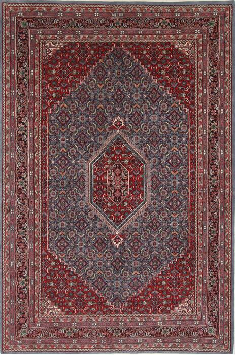 Mahi Grey Hand Knotted 60 X 93  Area Rug 250-26970 Image 0