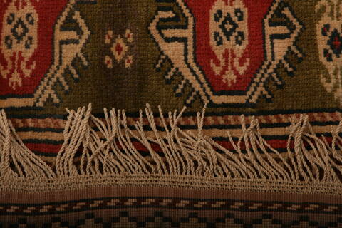 Kazak Brown Hand Knotted 39 X 510  Area Rug 100-26972 Image 7