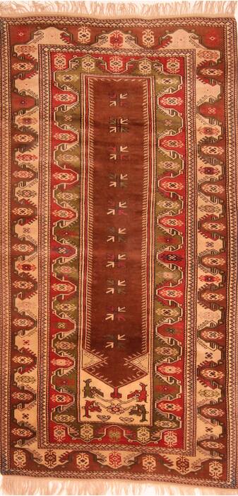 Kazak Brown Hand Knotted 39 X 510  Area Rug 100-26972 Image 0