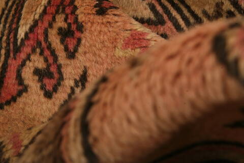 Kazak Beige Runner Hand Knotted 35 X 65  Area Rug 100-26980 Image 1