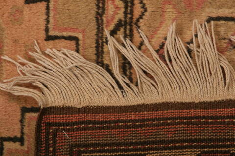 Kazak Beige Runner Hand Knotted 35 X 65  Area Rug 100-26980 Image 7