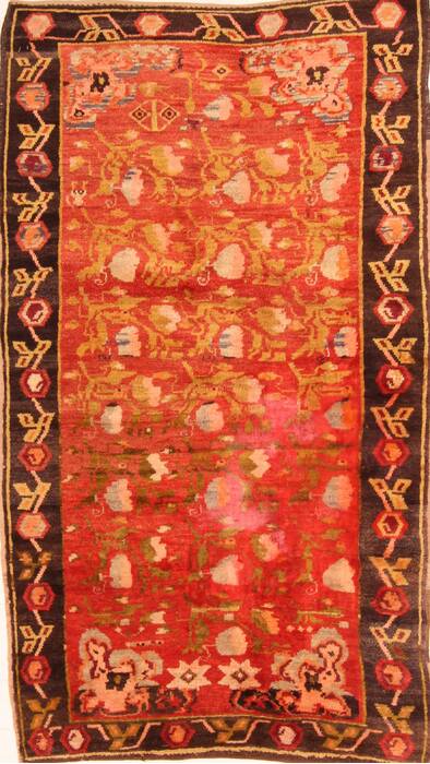 Karabakh Red Hand Knotted 39 X 64  Area Rug 100-26993 Image 0