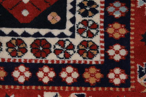 Turkman Multicolor Hand Knotted 47 X 60  Area Rug 250-27002 Image 12