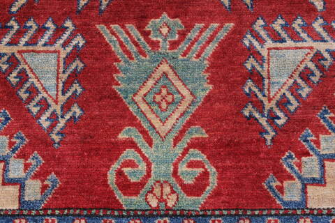 Kazak Red Hand Knotted 42 X 66  Area Rug 250-27012 Image 8