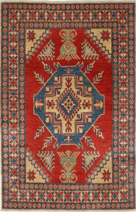Kazak Red Hand Knotted 42 X 66  Area Rug 250-27012 Image 0