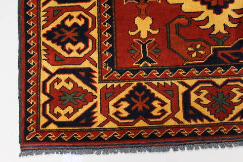 Kazak Red Hand Knotted 51 X 67  Area Rug 250-27013 Image 6