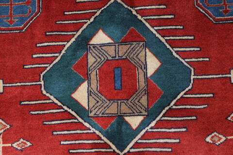 Yalameh Blue Hand Knotted 45 X 67  Area Rug 250-27017 Image 7